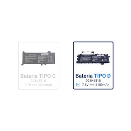 Imagem de Bateria para notebook compatível com Asus X Series X515  4150 mAh