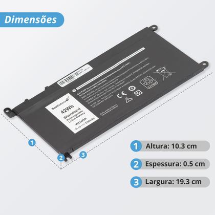 Imagem de Bateria para Notebook Dell Inspiron 15 I5575-A410BLU