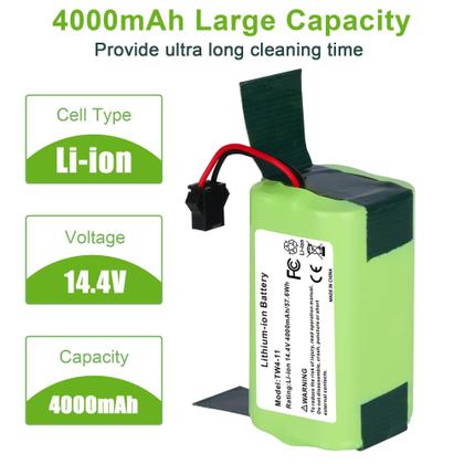Imagem de Bateria para Robô JYJZPB 14,4V 4000mAh LítioIão