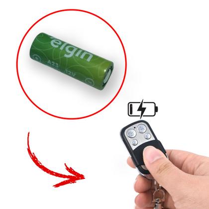 Imagem de BATERIA / PILHA p/ controle ELGIN 23A 12V CARTELA c/ 5un