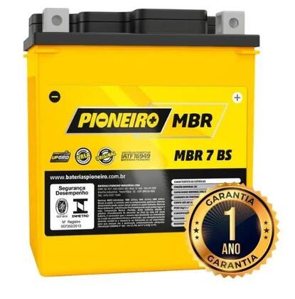 Imagem de Bateria Pioneiro Mbr 7 Bs 12v 7ah Xtz 250 Lander
