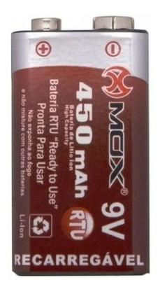 Imagem de Bateria Recarregável 9v 450mah Mox Brinqued Microfone