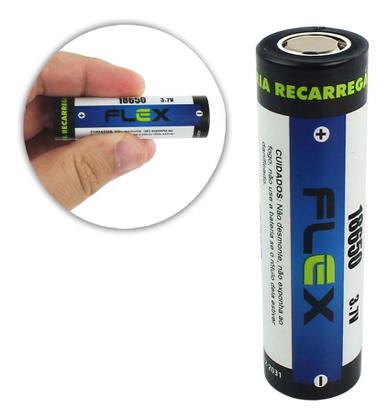 Imagem de Bateria Recarregavel Flexgold 18650 3.7v 2600mah 6 UNIDADES