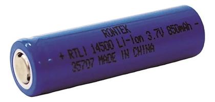 Imagem de Bateria Recarregável Li-Ion Sem Top 14500 3,7V 850Mah Rontek