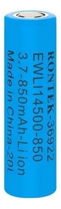 Imagem de Bateria Recarregável Li-Ion Sem Top 14500 3,7V 850Mah Rontek