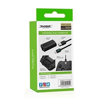 Imagem de Bateria Recarregável Para Controle X box Series + Cabo USB 3 Metros C/LED