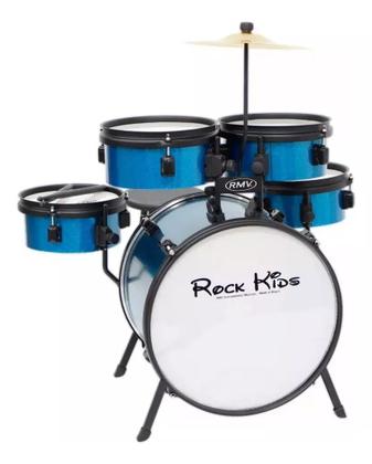 Imagem de Bateria Rmv Infantil Rock Kids Azul Pbnc14016