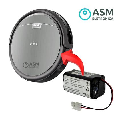 Imagem de Bateria Robô Aspirador iLife A4 A4S A6 A8 A9 V7 V7S 2600mAh