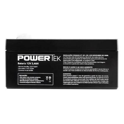 Imagem de Bateria Selada 12V 3,4Ah EN008 Powertek F002