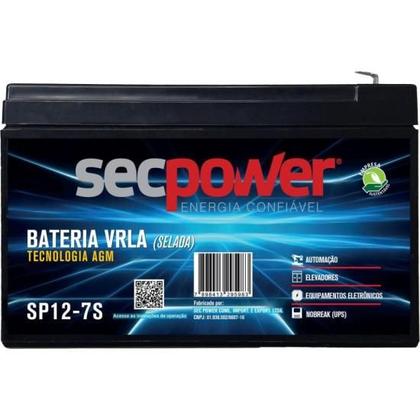 Imagem de Bateria Selada 12V 7Ah SP12-7S SecPower