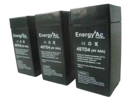 Bateria Selada 4V 4Ah Recarregável - Balanças Importadas, Elgin, Aqua - Energy Imagem de Bateria Selada 4V 4Ah Recarregável - Balanças Importadas, Elgin, Aqua