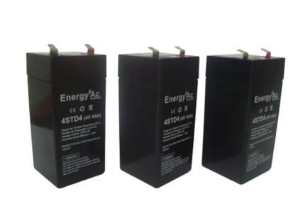 Bateria Selada 4V 4Ah Recarregável - Balanças Importadas, Elgin, Aqua - Energy Imagem de Bateria Selada 4V 4Ah Recarregável - Balanças Importadas, Elgin, Aqua