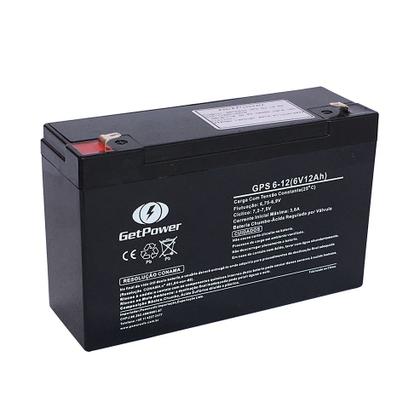 Imagem de Bateria Selada GetPower 6V 12ah GetPower VRLA (AGM) - Moto Elétrica