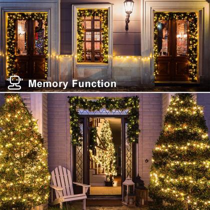 Imagem de Bateria String Lights DealBeta, pacote com 4, 50 LED, 5 m, branca quente