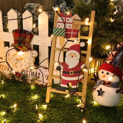 Imagem de Bateria temporizada String Lights Lomotech, pacote com 2, 4,9 m e 50 LEDs