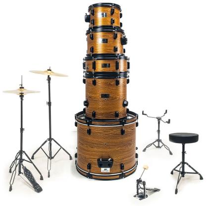 Imagem de Bateria turbo action 20 - madeira escura (mogno)