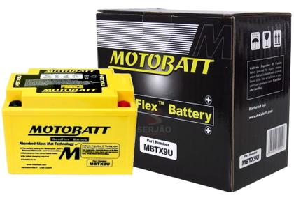 Imagem de Bateria Ytx9-bs Ytz12s Ytz14s Cb500 Motobatt Mb Cb500 Xt600 Shadow600 900rr Srad750