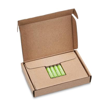 Imagem de Baterias recarregáveis Amazon Basics AAA 850mAh, pacote com 4
