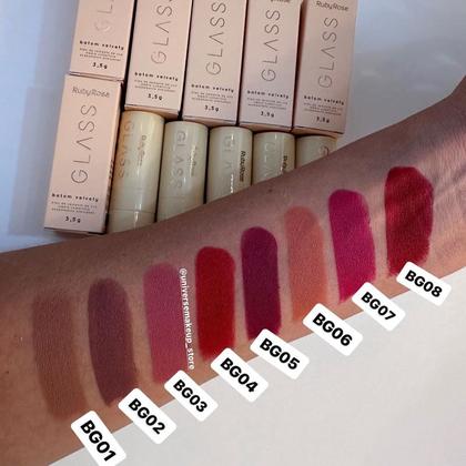 Imagem de Batom Bala Velvety 3,5G Glass - Ruby Rose