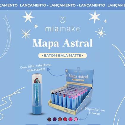 Imagem de Batom bastão matte mapa astral - mia make