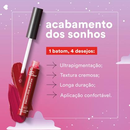 Imagem de Batom Cremoso dos Sonhos Rosa 5ml