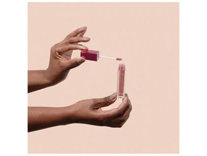 Imagem de Batom Líquido Aveludado Eudora Niina Secrets Skinny Matte Rosê Gardenia Longa duração 5ml