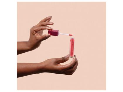 Imagem de Batom Líquido Aveludado Eudora Niina Secrets Skinny Matte Vermelho Hibisco Longa duração 5ml
