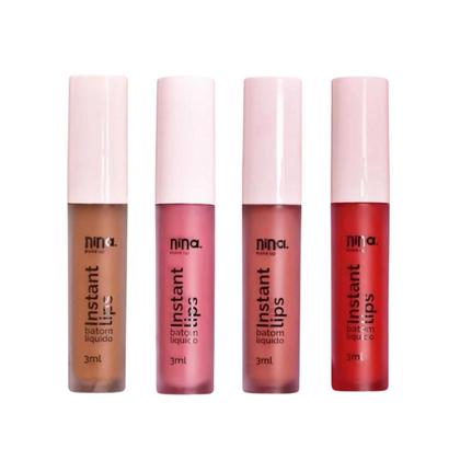 Imagem de Batom Liquido Instant Cor: MAGIA DAS CORES Lips Matte - Nina Makeup