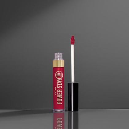Imagem de Batom Líquido Matte 16h Power Stay Vermelhaço - Avon