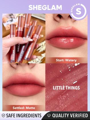 Imagem de Batom Líquido Matte SHEGLAM Soft Haze Lip Blur - Impermeável