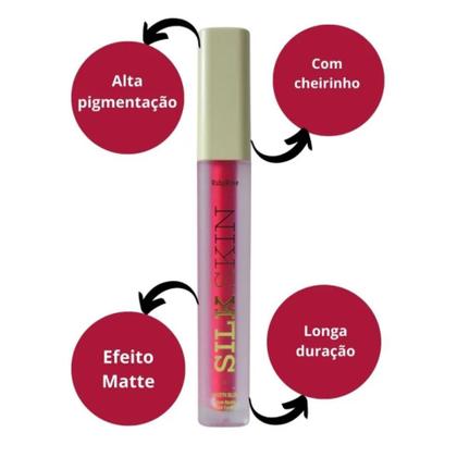 Imagem de Batom Líquido Matte Smooth Blur Silk Skin By Ruby Rose