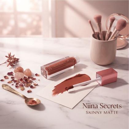 Imagem de Batom Liquido Niina Secrets Skinny Malva Camelia Lotus 5 ml