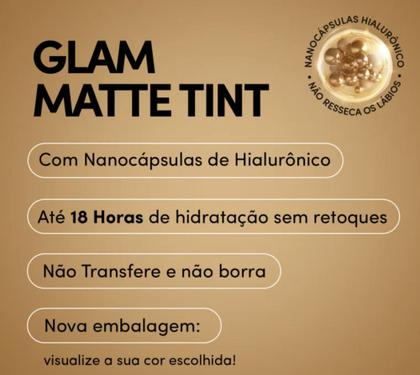 Imagem de Batom Líquido Nude Icônico Glam Matte Tint 4g