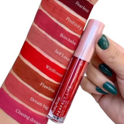 Imagem de Batom Líquido Perfect Lips - Ruby Rose - 4,8g