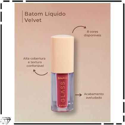 Imagem de Batom liquido velvety glass ruby rose
