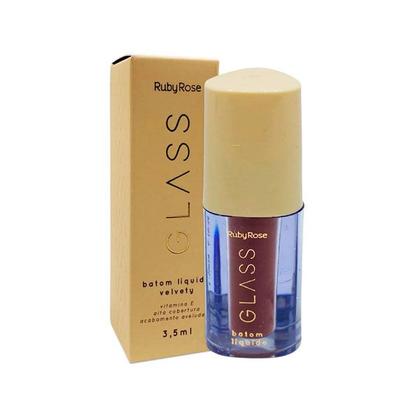 Imagem de Batom Liquido Velvety Ruby Rose Glass HB578
