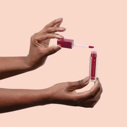 Imagem de Batom Líquido Vermelho Hibisco Niina Secrets Eudora Skinny Matte 5ml