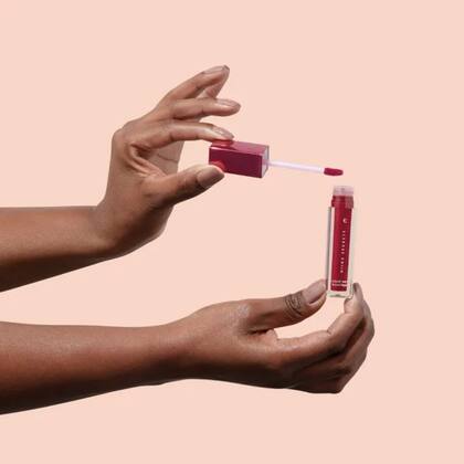 Imagem de Batom Líquido Vermelho Hibisco Niina Secrets Eudora Skinny Matte 5ml