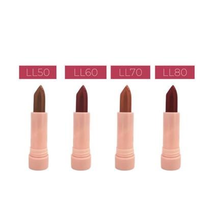 Imagem de Batom Satin Ruby Rose Lip Luxe  Cores LL50 LL60 LL70 LL80  Cremoso Acetinado