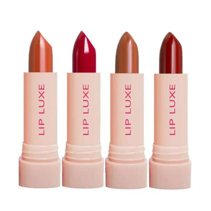 Imagem de Batom Satin Ruby Rose Lip Luxe  Cores LL50 LL60 LL70 LL80  Cremoso Acetinado