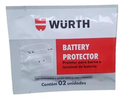 Imagem de Battery Protector Protetor Polo De Bateria Sachê C/ 2 Wurth