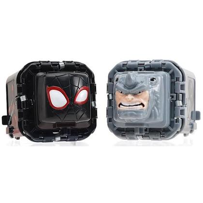 Imagem de Battle Cubes Spiderman Miles Morales Vs. Rino Estrela