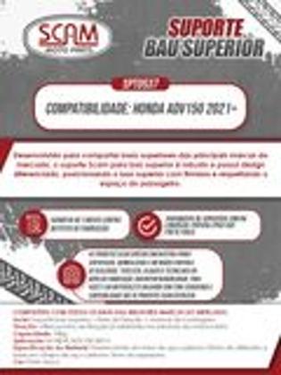 Imagem de Baú 34 litros Awa Proos com Bagageiro para HONDA ADV 2021-2023