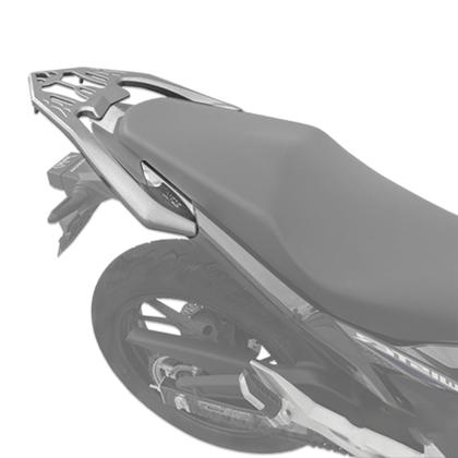 Imagem de Baú 41 litros Awa Proos com Bagageiro Prata para CB TWISTER 2016-2023