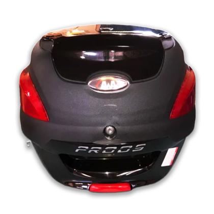 Imagem de Baú 41 litros Awa Proos com Bagageiro Prata para CB TWISTER 2016-2023