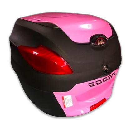 Imagem de Baú 41 litros Awa Proos com Bagageiro Prata para CB TWISTER 2016-2023