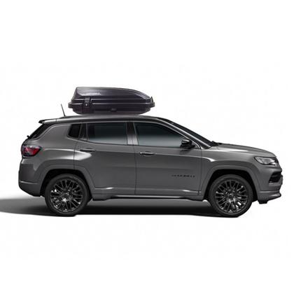 Imagem de Baú Bagageiro Teto 300 Litros Universal Malas Motobul Preto