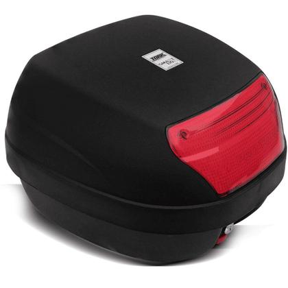 Imagem de Baú Bauleto de Moto 28 Litros com Lente Vermelha, Trava e Refletor Traseiro Pro Tork BP03
