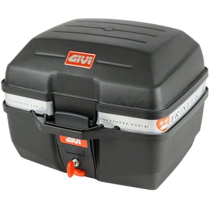 Imagem de Baú Bauleto Moto 27 L Givi E27m Monolock Traffic Preto