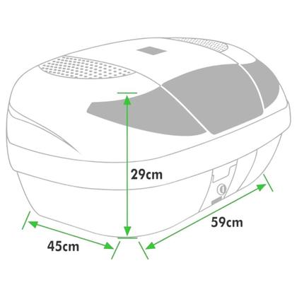 Imagem de Bau Bauleto Moto 45 Litros Pro Tork